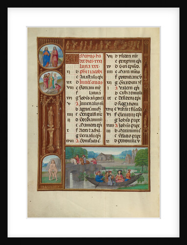 Music-Making, Zodiacal Sign of Gemini by Workshop of the Master of James IV of Scotland