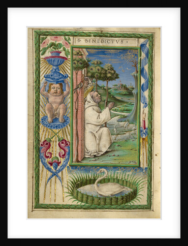 Saint Benedict in Prayer by Taddeo Crivelli