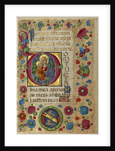 Initial D: The Virgin and Child by Guglielmo Giraldi
