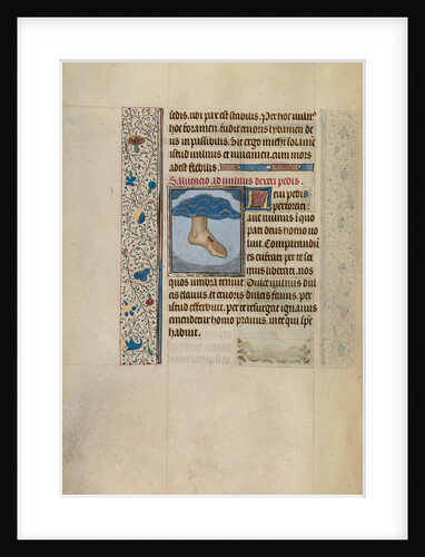 Christ's Left Foot with Wound by Willem Vrelant