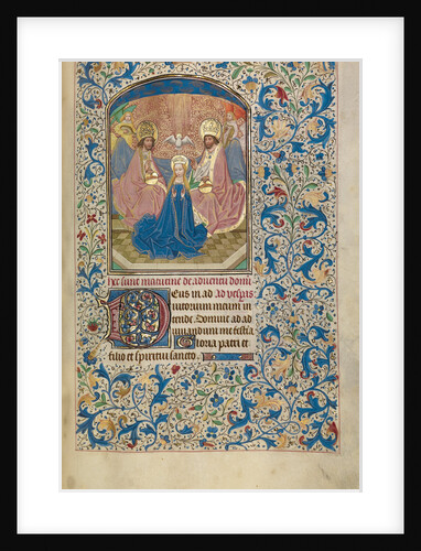 The Coronation of the Virgin by Willem Vrelant