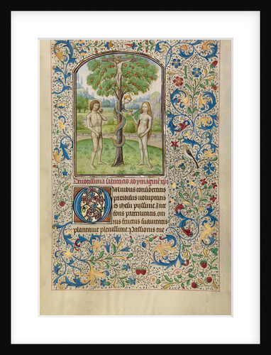 Adam and Eve Eating the Forbidden Fruit by Willem Vrelant