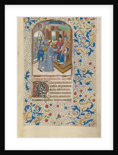 Christ before Pilate by Willem Vrelant