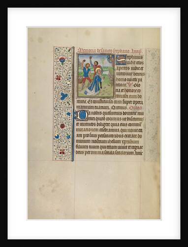 The Stoning of Saint Stephen by Workshop of Willem Vrelant