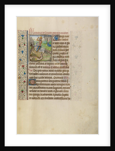 Saint George and the Dragon by Workshop of Willem Vrelant