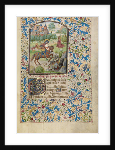 Saint George and the Dragon by Willem Vrelant