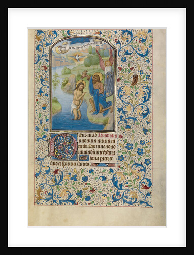 The Baptism of Christ by Willem Vrelant