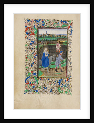 The Flight into Egypt by Master of the Llangattock Hours