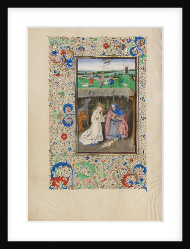 The Nativity and The Annunciation to the Shepherds by Master of the Llangattock Hours