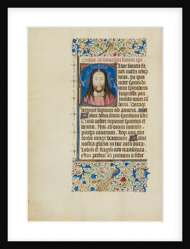 Initial S: The Face of Christ by Workshop of Master of Jean Chevrot