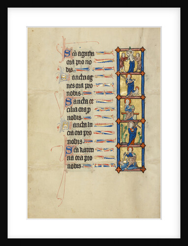 The Martyrdom of Saint Agatha, Saint Agnes, Saint Cecilia, Saint Lucy, Saint Catherine by Anonymous