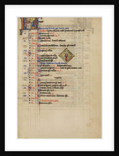 A Man Treading Grapes, Zodiacal Sign of Libra by Anonymous