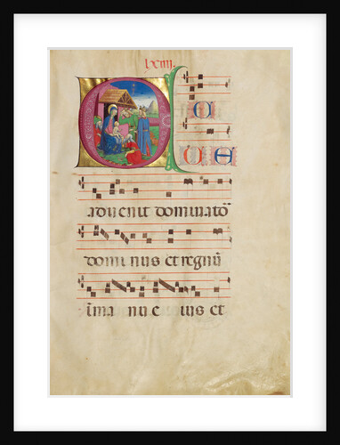 Initial E: The Adoration of the Magi by Anonymous