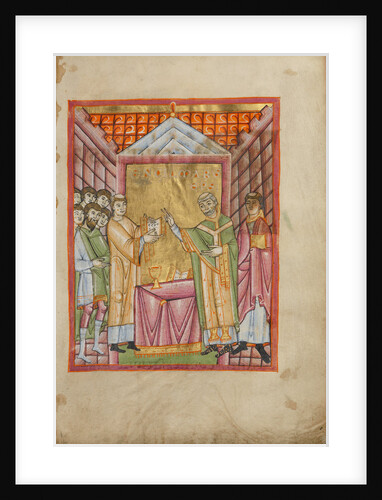 Bishop Engilmar Celebrating Mass by Anonymous