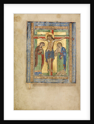 Initial T: The Crucifixion by Anonymous