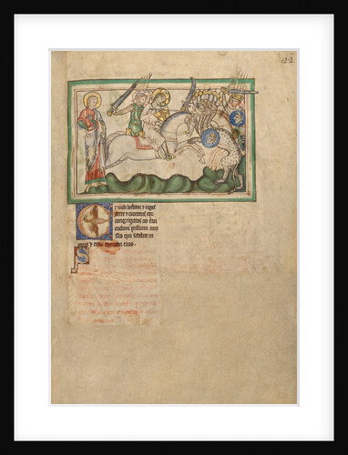 The Battle between the Horsemen and the Beast by Anonymous