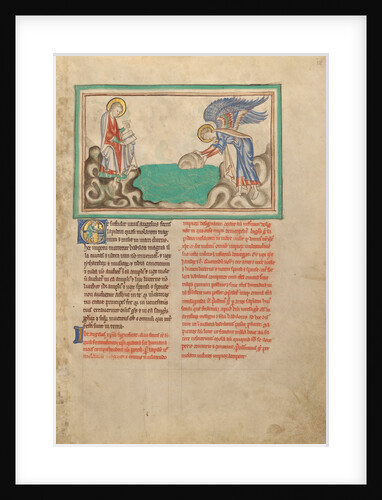 An Angel Casting a Millstone into the Sea by Anonymous