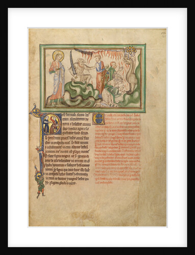 The Beast from the Earth and the Adoration of the Beast from the Sea by Anonymous