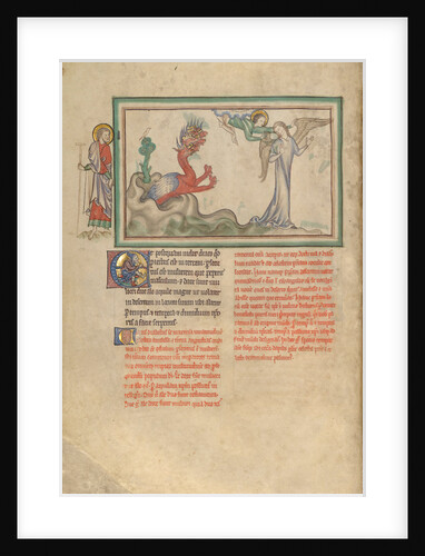 The Dragon Pursues the Woman Clothed in the Sun Who Receives the Wings of an Eagle by Anonymous