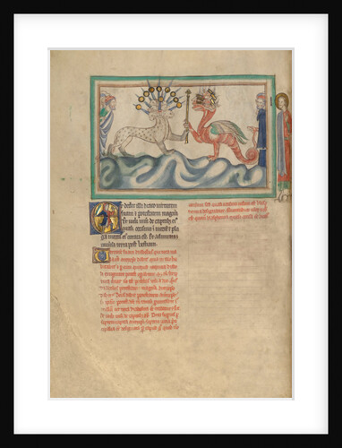 The Dragon Giving the Sceptor of Power to the Beast from the Sea by Anonymous