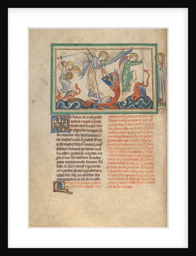 The Battle between the Angel and the Dragon by Anonymous
