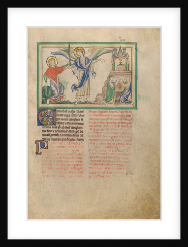 Saint John Takes the Rod to Measure the Temple by Anonymous