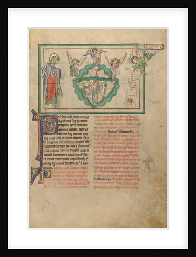 Angels Holding the Four Winds and an Angel Signifying Christ by Anonymous