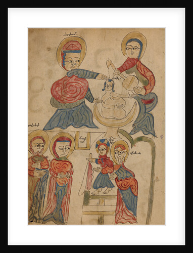 Bathing the Christ Child and The Presentation in the Temple by Anonymous