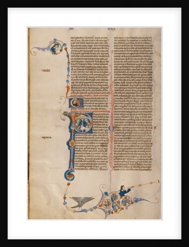 Initial P: Saint Paul Giving a Letter to a Bishop by Anonymous