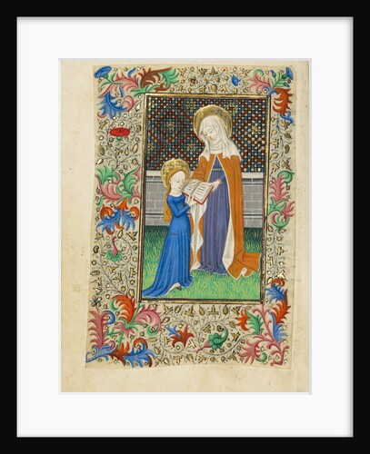 Saint Anne Teaching the Virgin to Read by Master of Sir John Fastolf