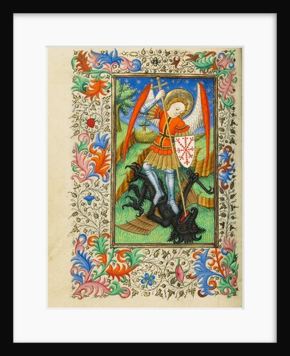 Saint Michael and the Dragon by Master of Sir John Fastolf
