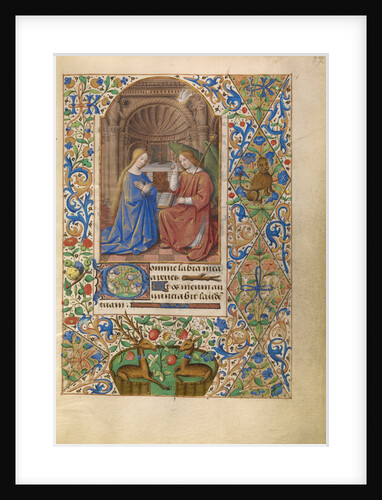 The Annunciation by Jean Bourdichon
