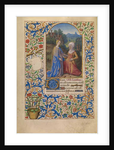 The Visitation by Jean Bourdichon