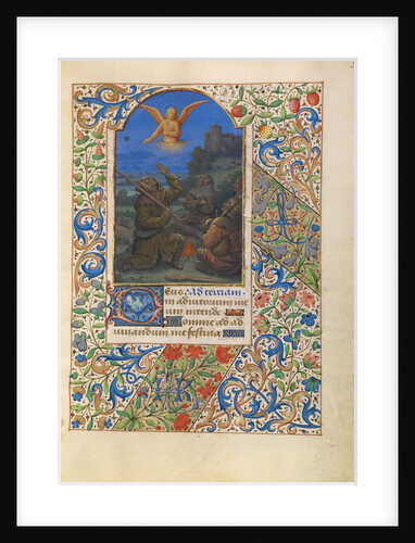 The Annunciation to the Shepherds by Jean Bourdichon