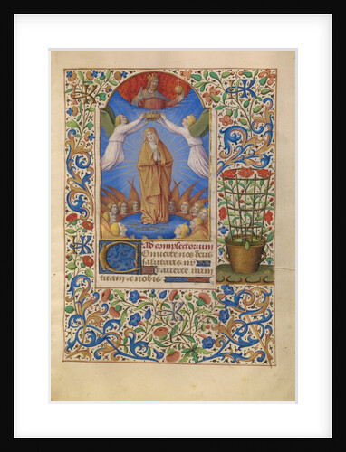 The Coronation of the Virgin by Jean Bourdichon