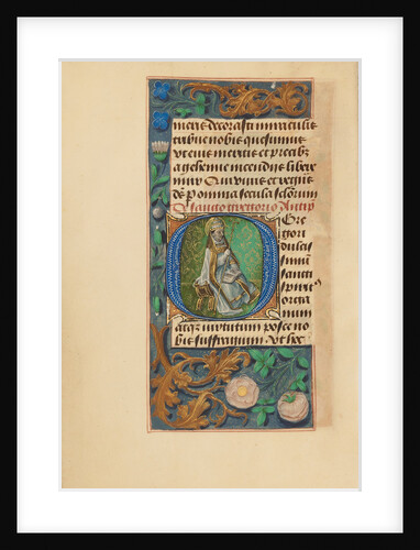 Initial O: Saint Gregory by Master of the Dresden Prayer Book