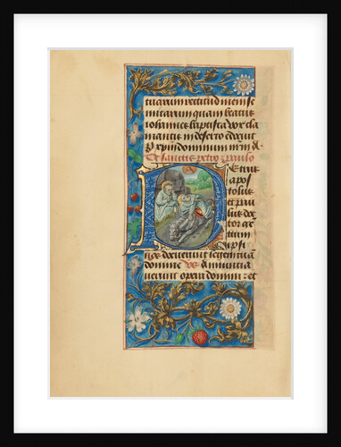 Initial P: Saint Peter and the Conversion of Saint Paul by Master of the Dresden Prayer Book