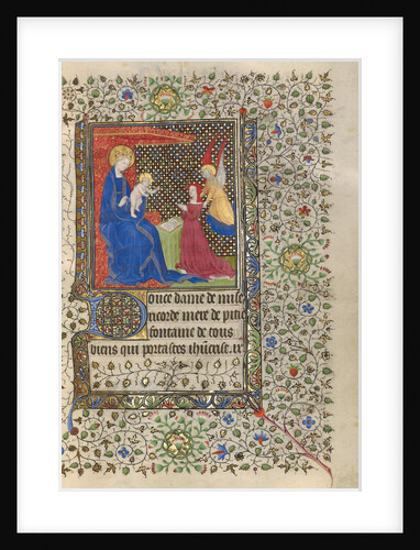 A Patron Presented to the Virgin and Child by Workshop of the Boucicaut Master