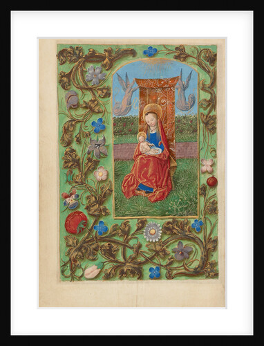 The Virgin and Child Enthroned by Master of the Dresden Prayer Book