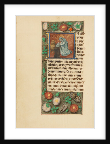 Initial I: Saint Mark by Master of the Dresden Prayer Book