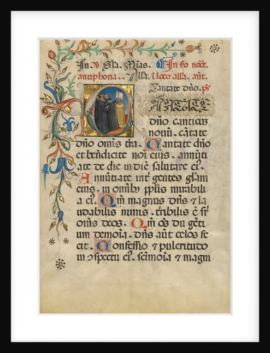 Initial C: Monks Singing by Anonymous