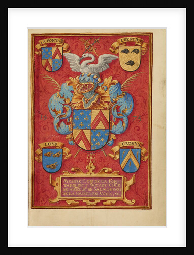 Arms of Lois de la Fontaine by Anonymous