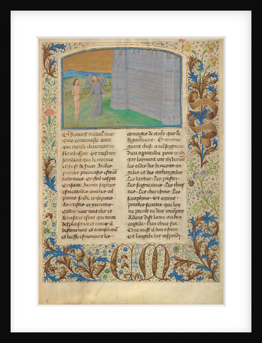 The Wall of Metals and Jewels Surrounding Angels and Saints by Simon Marmion