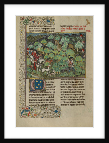Hunters Pursuing a Deer by Anonymous