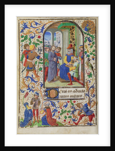 Christ before Pilate by Lieven van Lathem