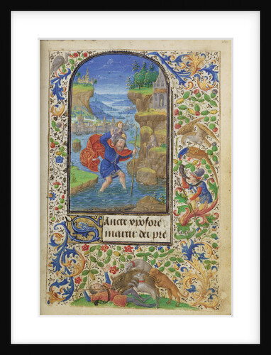 Saint Christopher by Lieven van Lathem