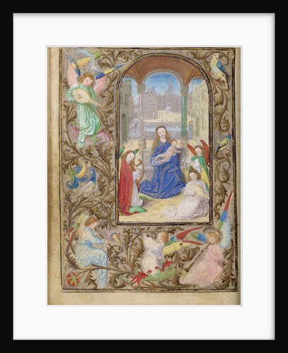 The Virgin and Child with Angels by Lieven van Lathem