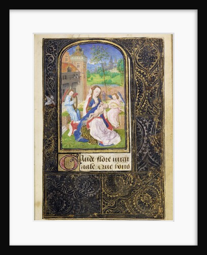 The Virgin and Child with Angels by Lieven van Lathem