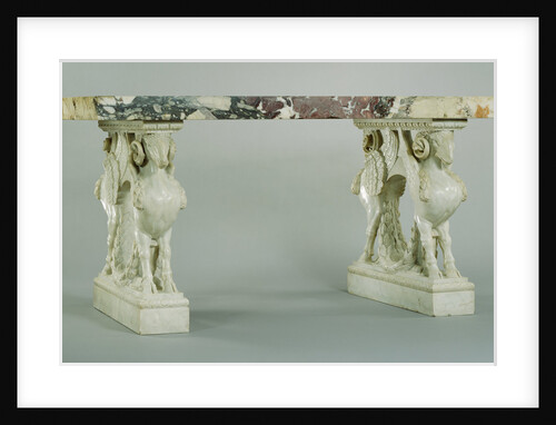 Table with Supports in the Form of Winged Rams by Anonymous