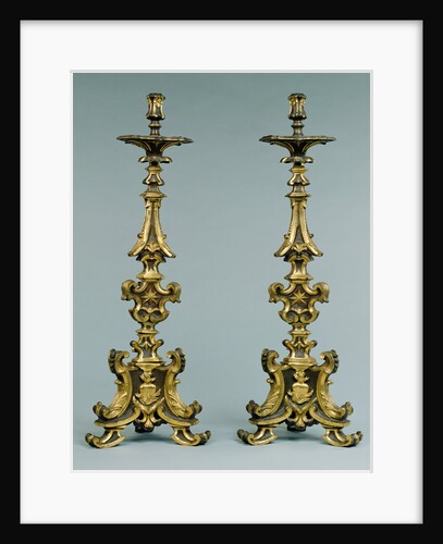 Pair of Altar Candlesticks by Anonymous